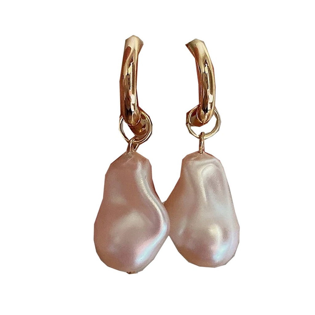 My Muse French Drop Baroque Pearl Earrings