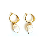 Majestic Aura Handcrafted Baroque Pearl Earrings