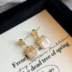 Majestic Aura Handcrafted Baroque Pearl Earrings