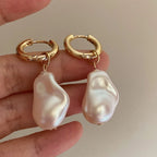 My Muse French Drop Baroque Pearl Earrings