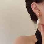 My Muse French Drop Baroque Pearl Earrings